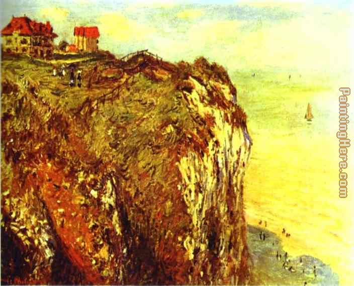 Cliffs near Dieppe 2 painting - Claude Monet Cliffs near Dieppe 2 art painting